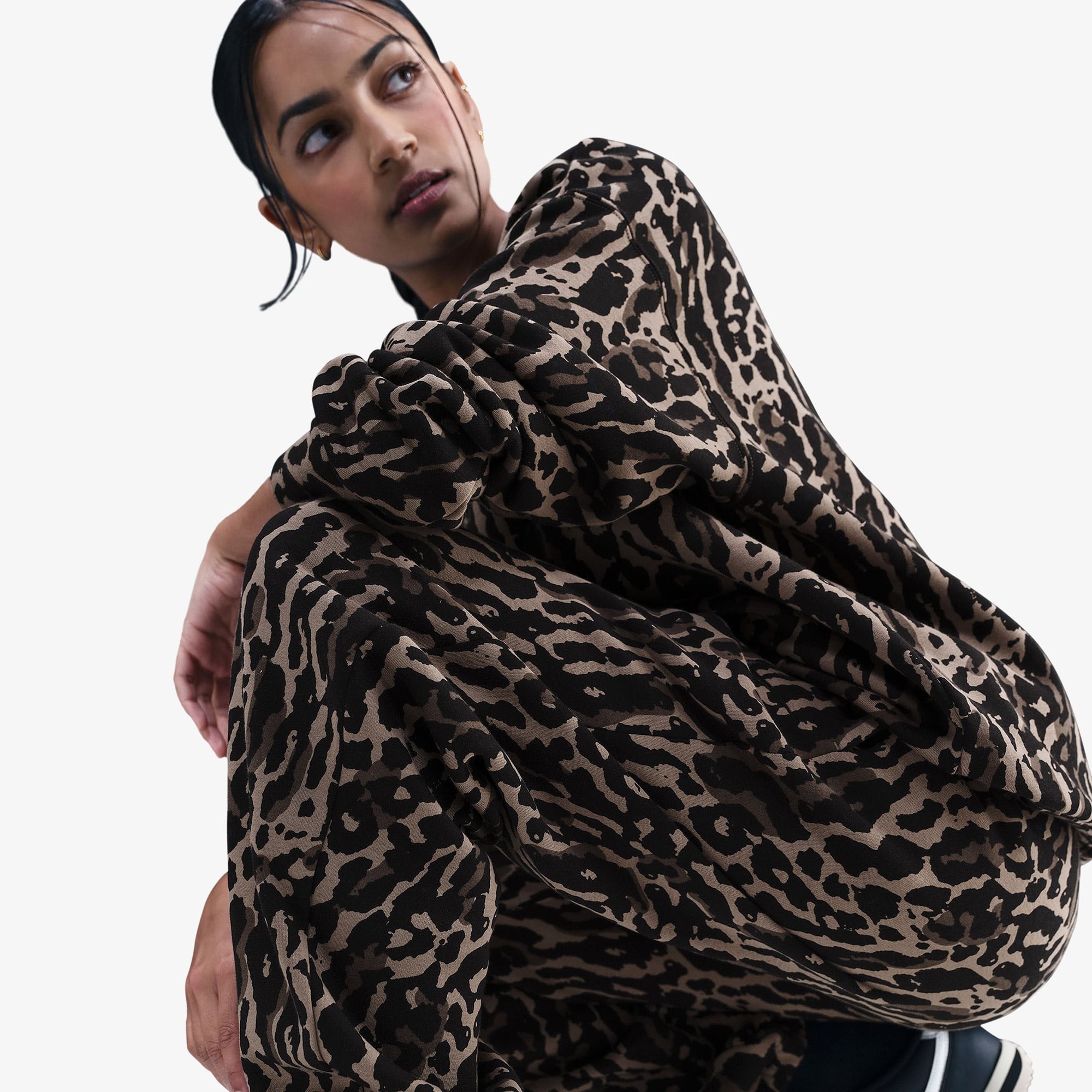 Nike Sportswear Phoenix Fleece Kadın Kahverengi Eşofman Altı