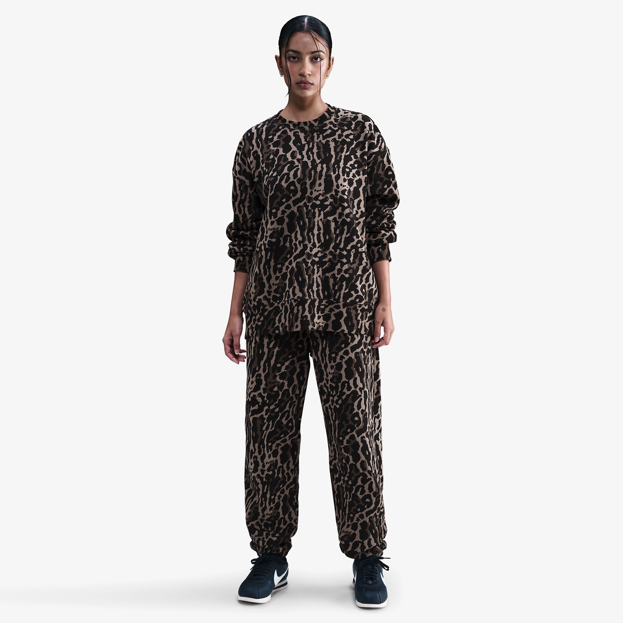 Nike Sportswear Phoenix Fleece Kadın Kahverengi Eşofman Altı