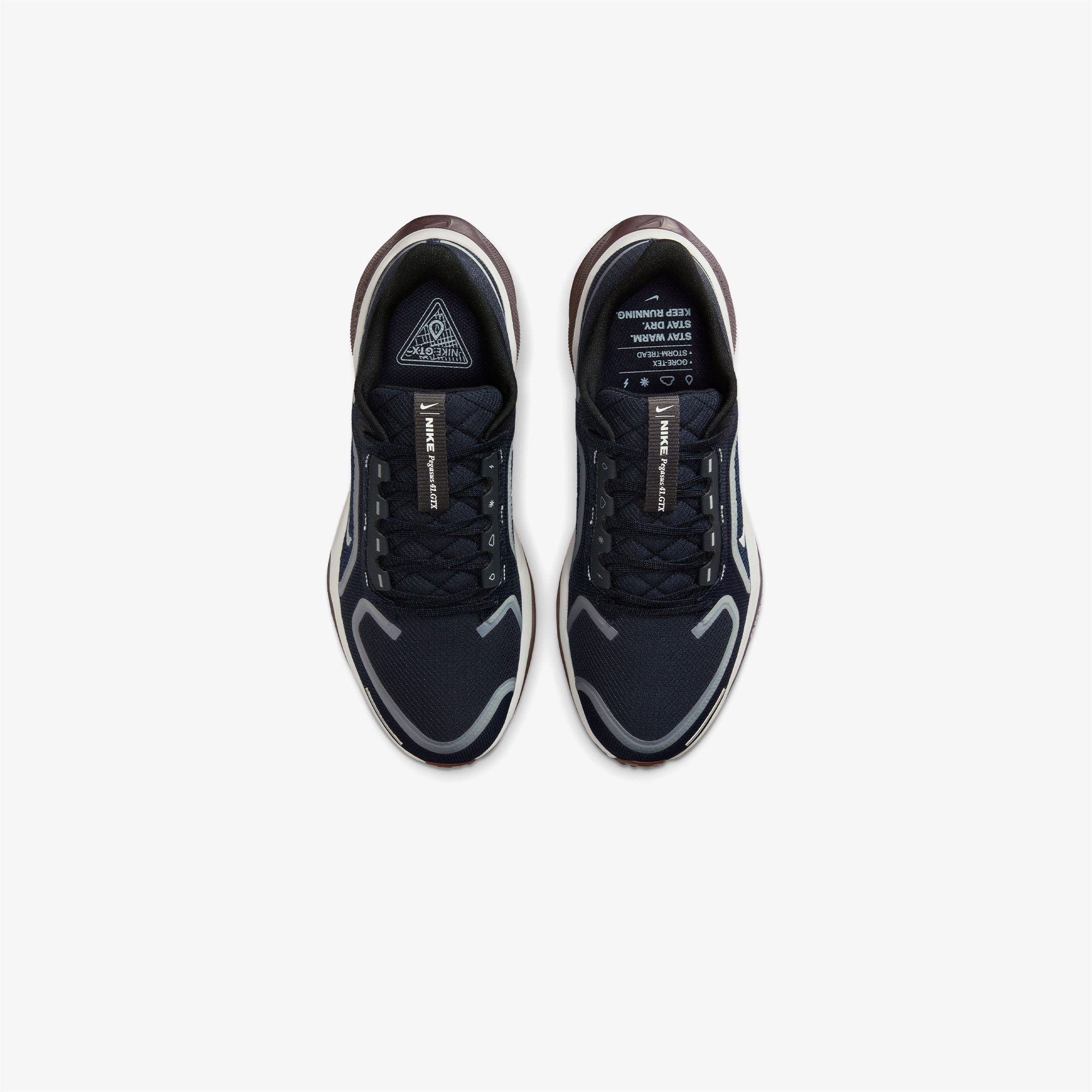 Nike Air Zoom Pegasus 41 Gore-Tex Kadın Lacivert Koşu Ayakkabısı