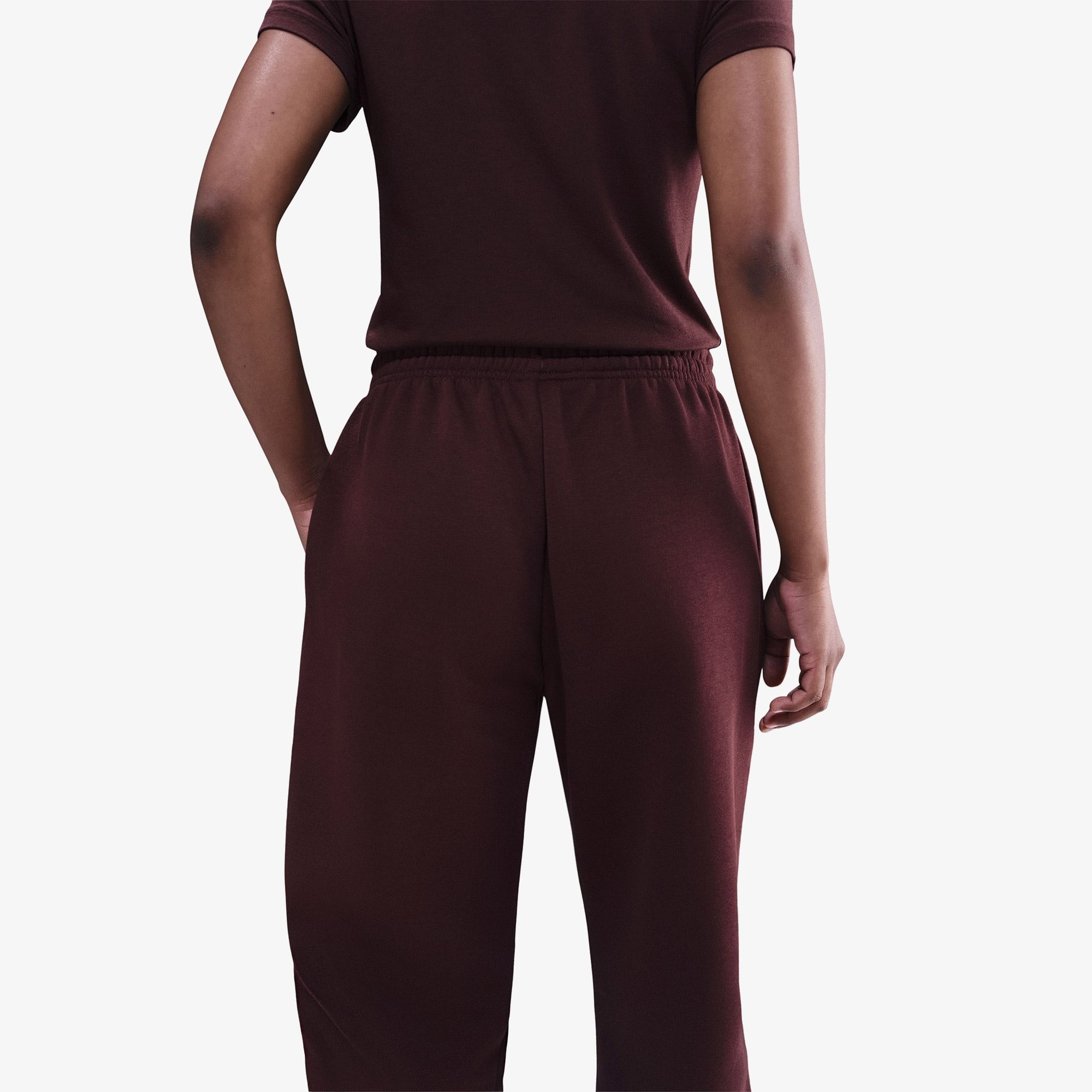 Nike Sportswear Phoenix Fleece Kadın Bordo Eşofman Altı