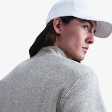  Nike Sportswear Club Fleece Top Erkek Gri Sweatshirt