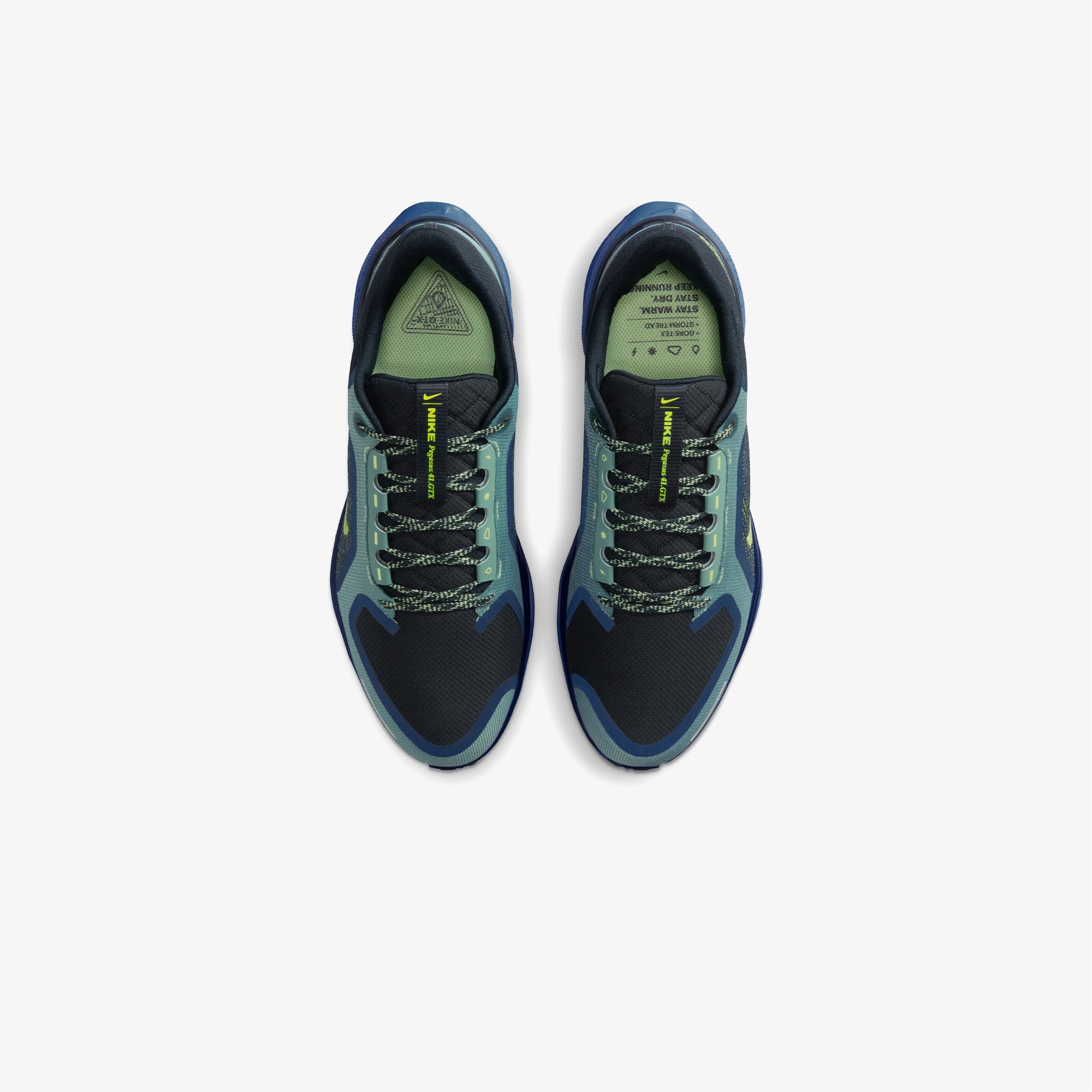 Nike Air Zoom Pegasus 41 Gore-Tex Erkek Yeşil Koşu Ayakkabısı