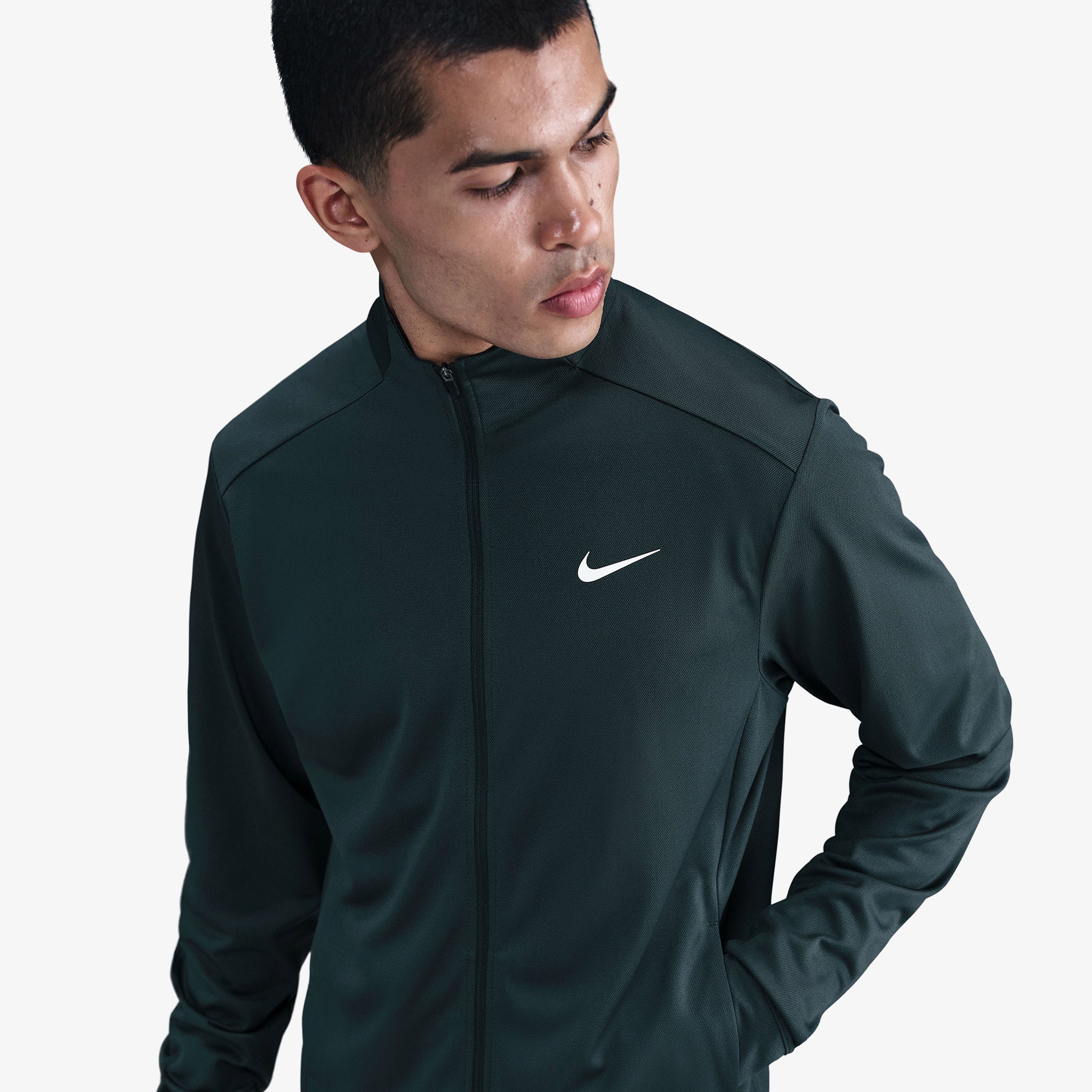 Nike Dri-Fit Totality Knit Erkek Yeşil Ceket