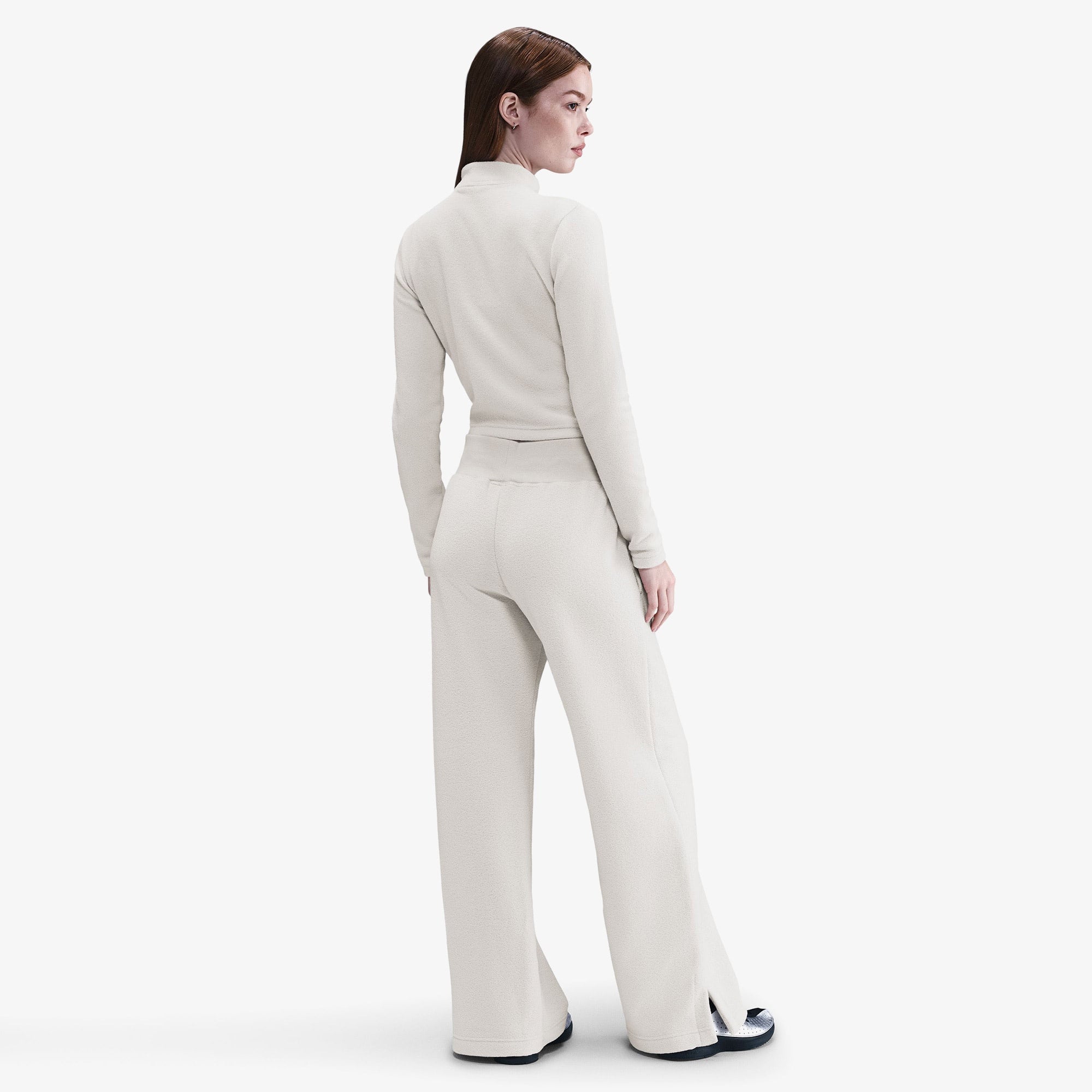 Nike Sportswear Phoenix Plush Kadın Krem Rengi Eşofman Altı