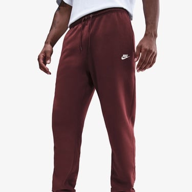  Nike Club Jogger Erkek Bordo Eşofman Altı