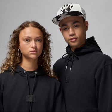  Jordan Flight Fleece Erkek Siyah Sweatshirt