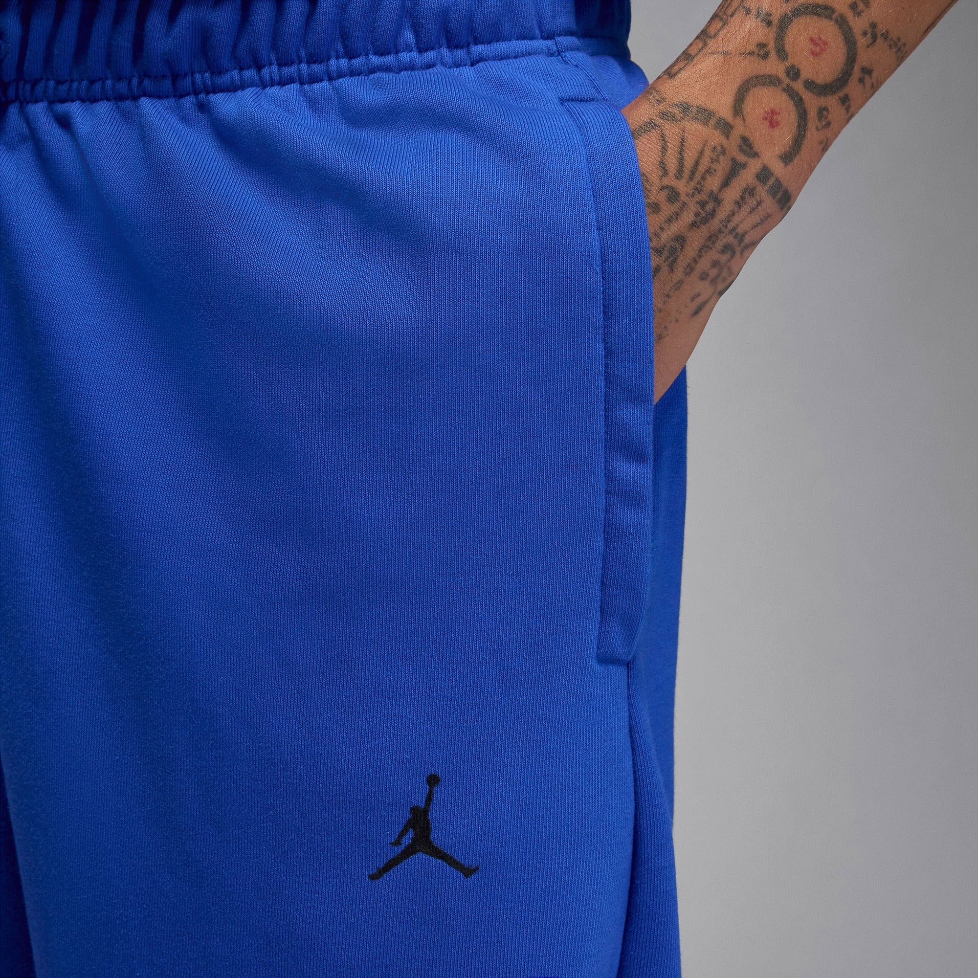 Jordan Dri-Fit Sport Crossover Fleece Erkek Mavi Eşofman Altı