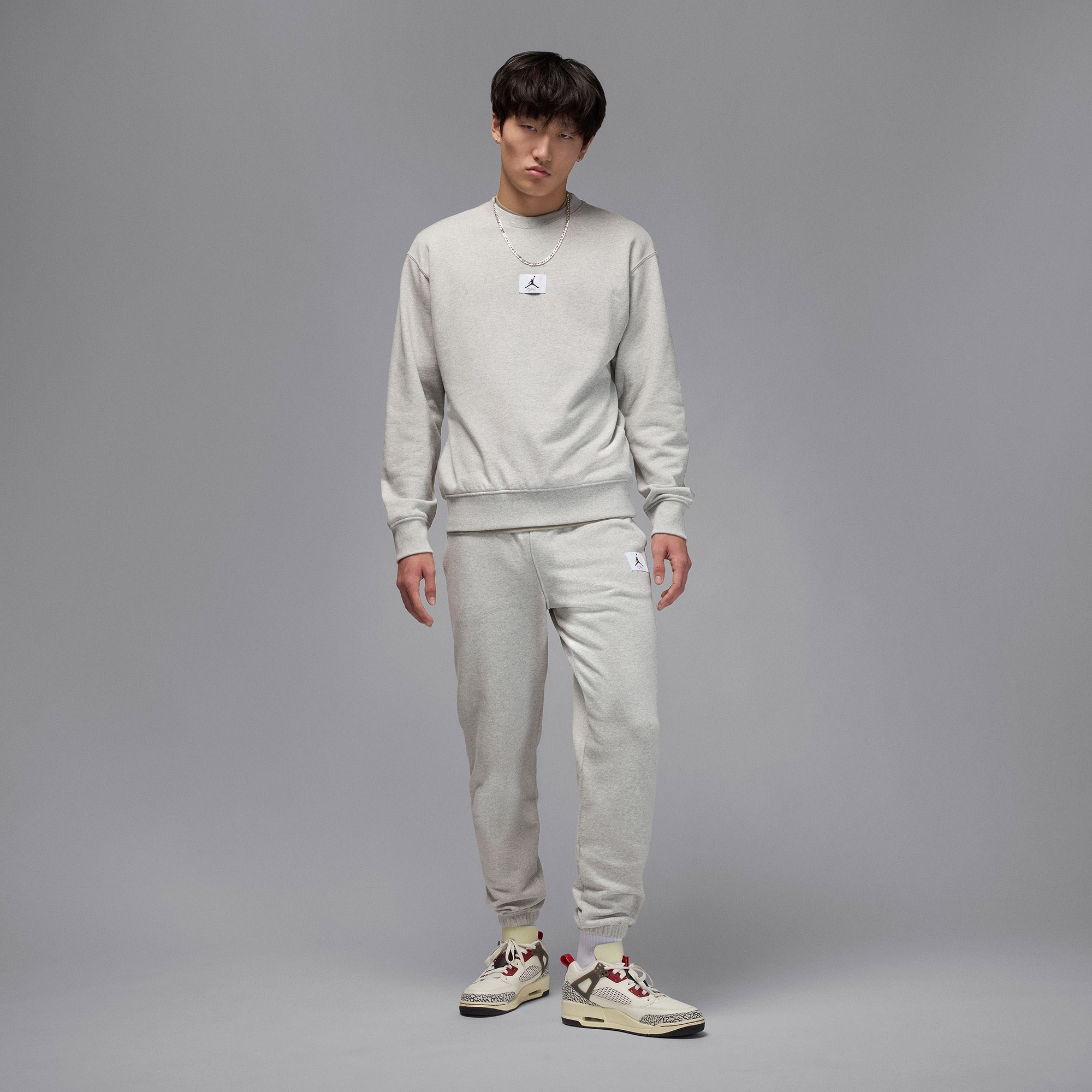 Jordan Flight Fleece Erkek Gri Eşofman Altı