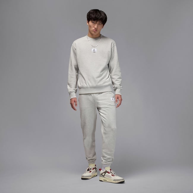  Jordan Flight Fleece Erkek Gri Eşofman Altı