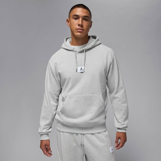  Jordan Flight Fleece Erkek Gri Sweatshirt