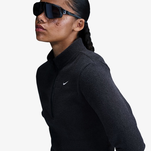  Nike Sportswear Phoenix Plush Kadın Siyah Sweatshirt