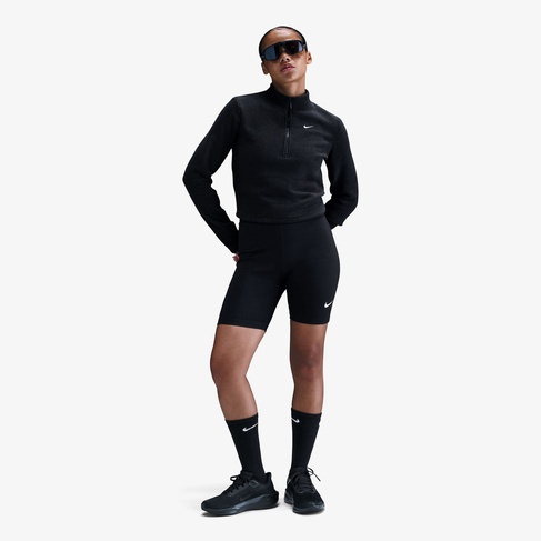  Nike Sportswear Phoenix Plush Kadın Siyah Sweatshirt