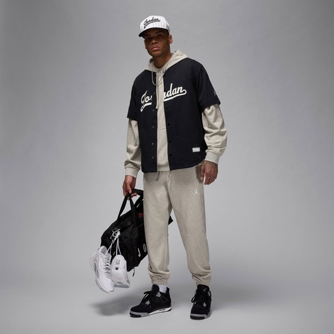  Jordan Dri-Fit Sport Crossover Fleece Erkek Gri Eşofman Altı