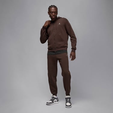  Jordan Brooklyn Fleece Erkek Kahverengi Kapüşonlu Eşofman Üstü