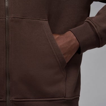  Jordan Brooklyn Fleece Erkek Kahverengi Kapüşonlu Eşofman Üstü