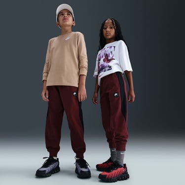  Nike Air Fleece Jogger Çocuk Bordo Eşofman Altı