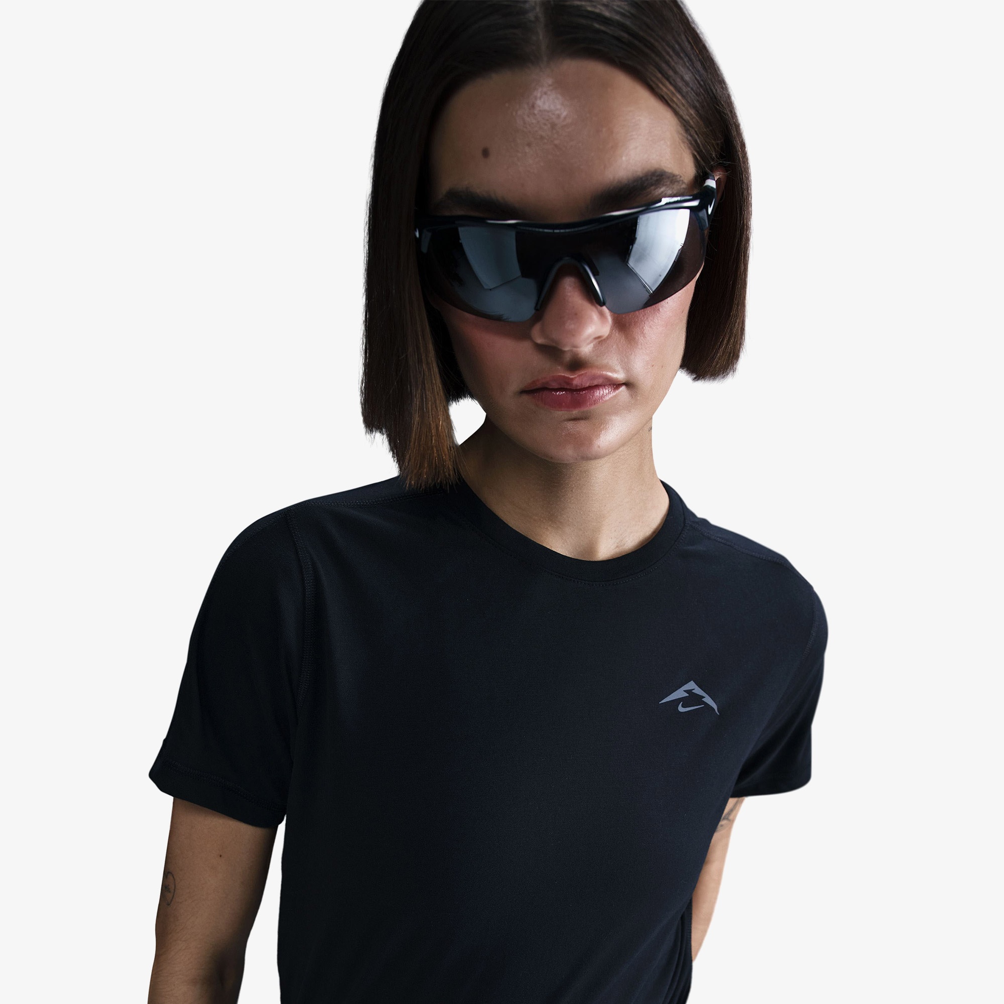 Nike Trail Dri-Fit Kadın Siyah T-Shirt