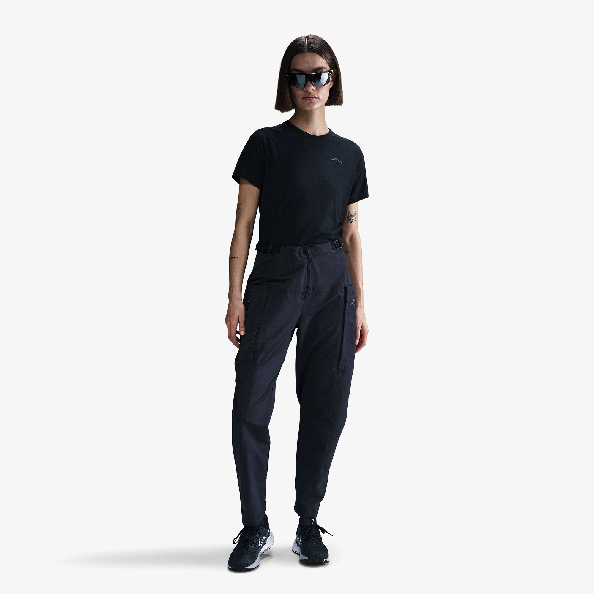 Nike Trail Dri-Fit Kadın Siyah T-Shirt