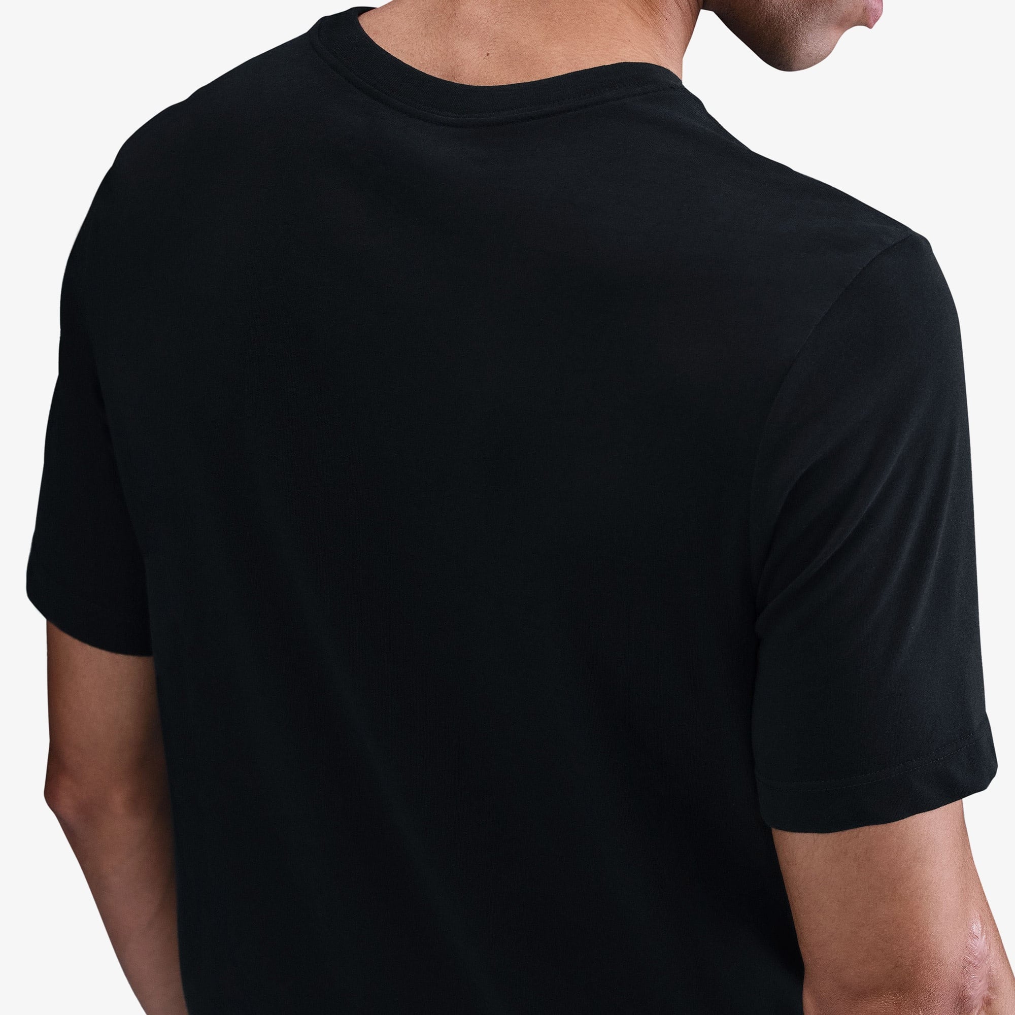 Nike Dri-Fit Trail Logo Erkek Siyah T-Shirt