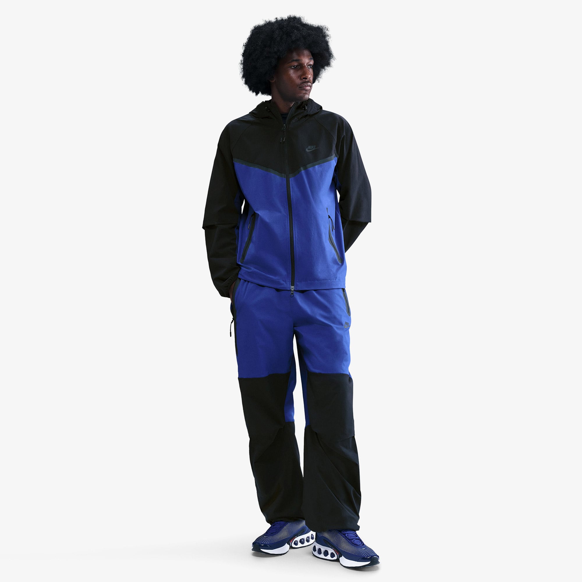  Nike Dri-Fit Tech Woven Erkek Mavi Eşofman Altı