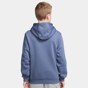  Nike Sportswear Club Fleece Çocuk Mavi Kapüşonlu Hoodie