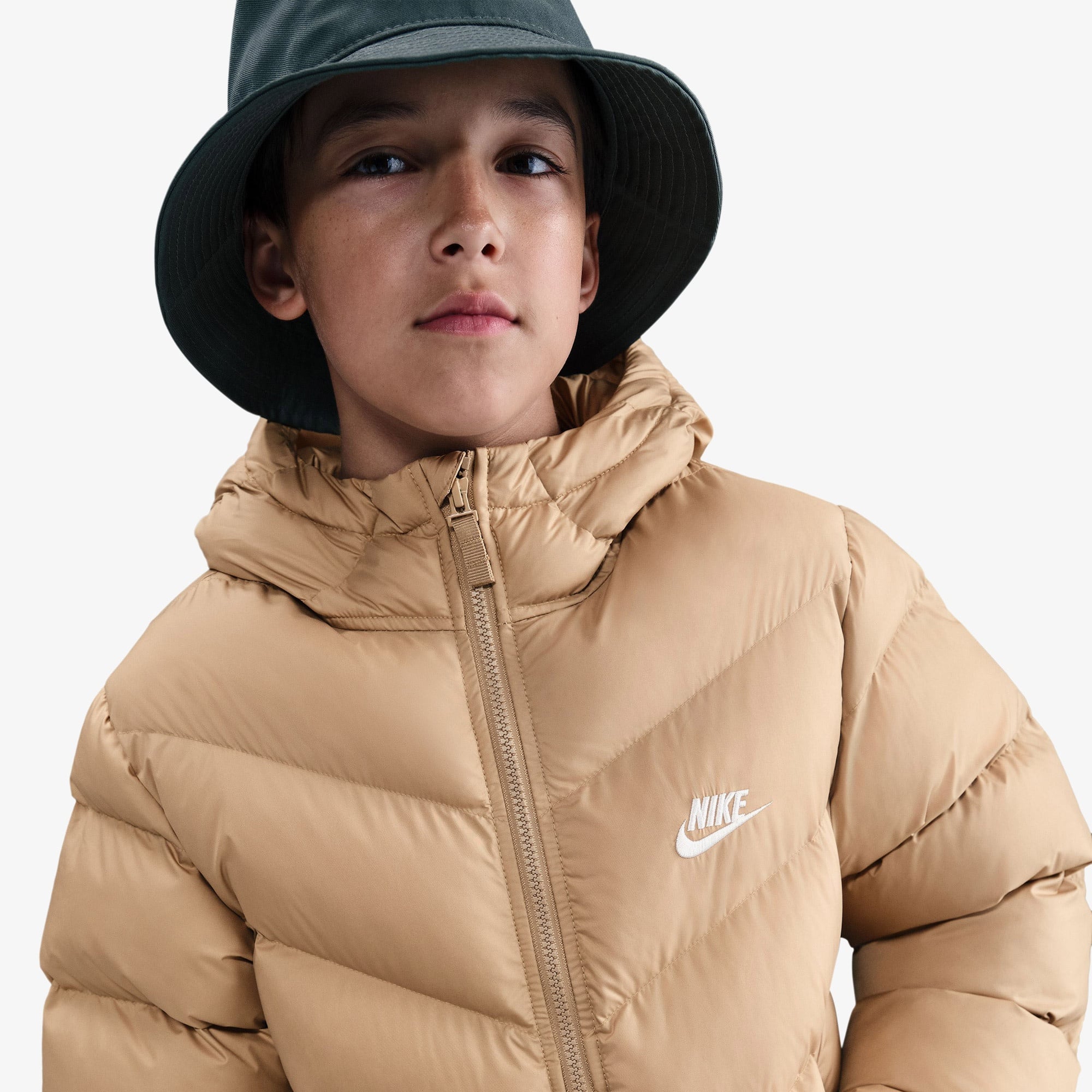 Nike Sportswear Therma-Fit All Day Play Çocuk Bej Mont