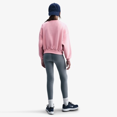  Nike Sportswear Club Fleece Crew Çocuk Pembe Sweatshirt