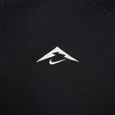  Nike Dri-Fit Trail Midlayer Erkek Siyah Kapüşonlu Hoodie