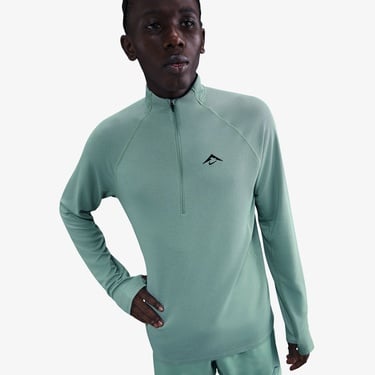  Nike Dri-Fit Trail Midlayer Erkek Yeşil Kapüşonlu Hoodie