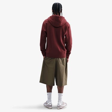  Nike Club Erkek Bordo Kapüşonlu Hoodie