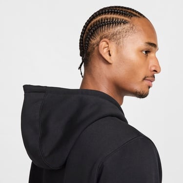  Nike Club Erkek Siyah Kapüşonlu Hoodie