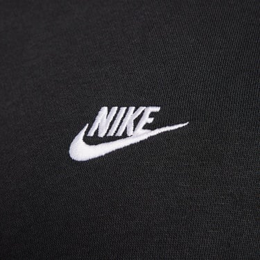  Nike Club Erkek Siyah Kapüşonlu Hoodie