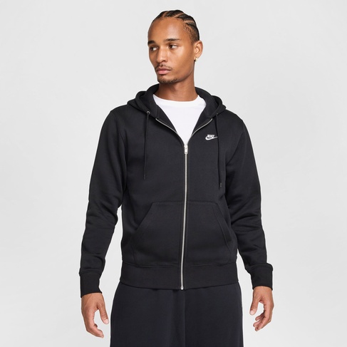  Nike Club Erkek Siyah Kapüşonlu Hoodie