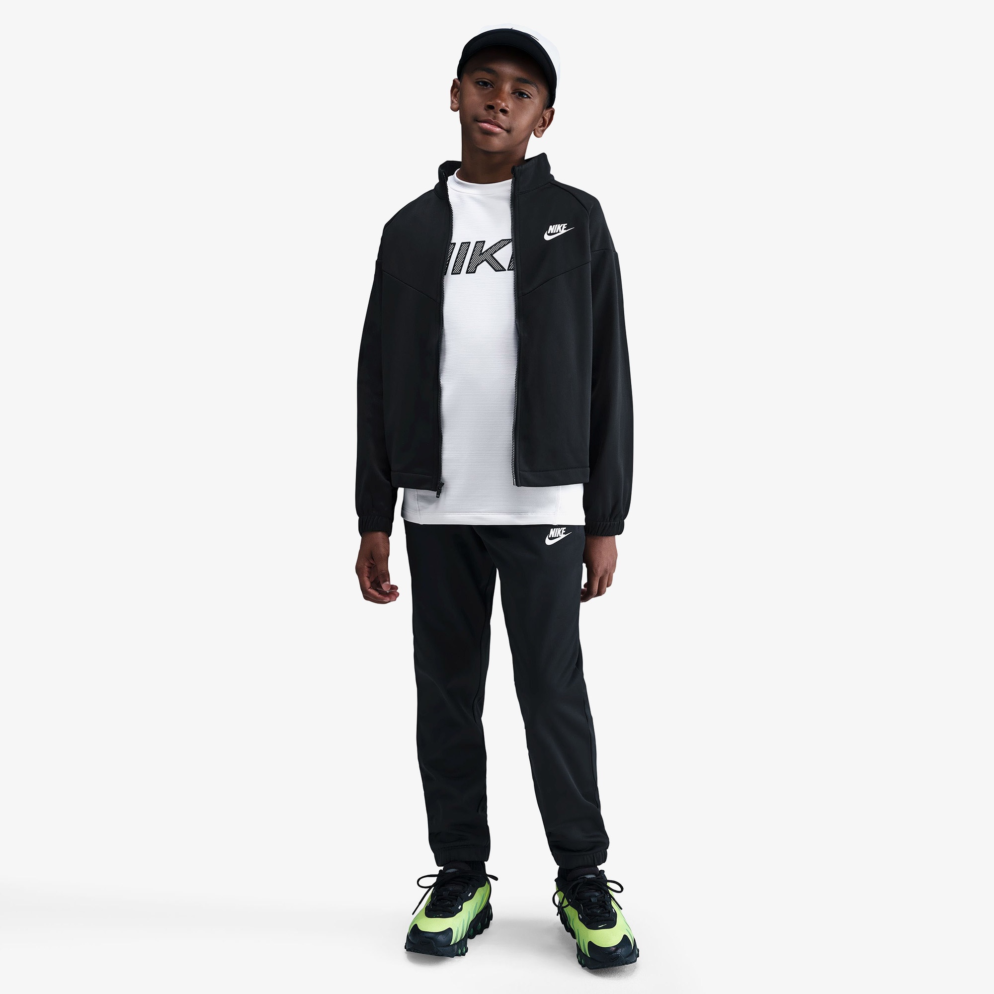 Nike Sportswear Dri-Fit Tracksuit Çocuk Siyah Eşofman Takımı