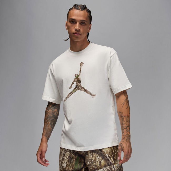  Jordan Brooklyn Realtree Erkek Krem Rengi T-Shirt