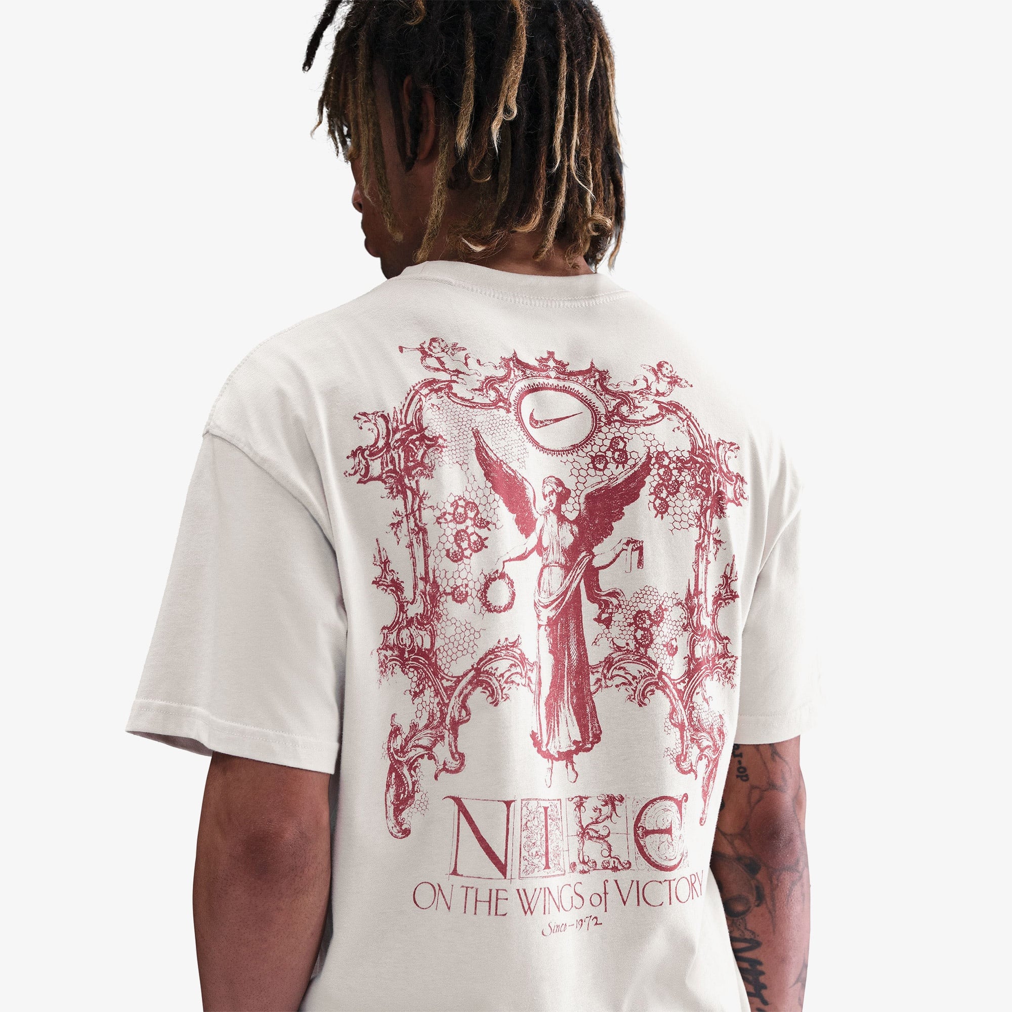 Nike Sportswear M90 Wings Victory Erkek Beyaz T-Shirt