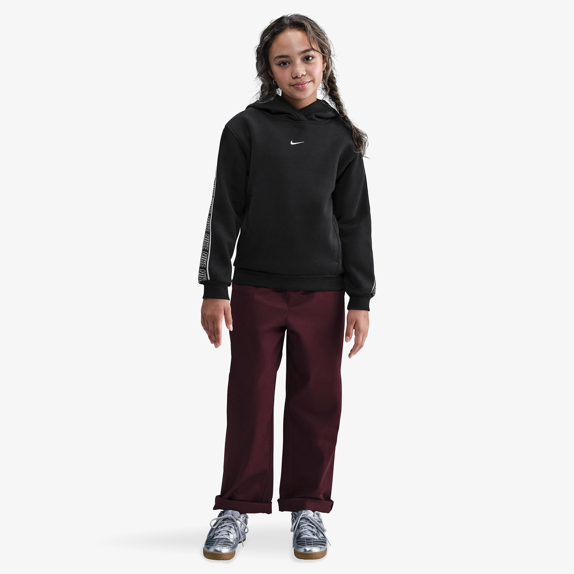  Nike Sportswear Club Fleece Çocuk Siyah Hoodie