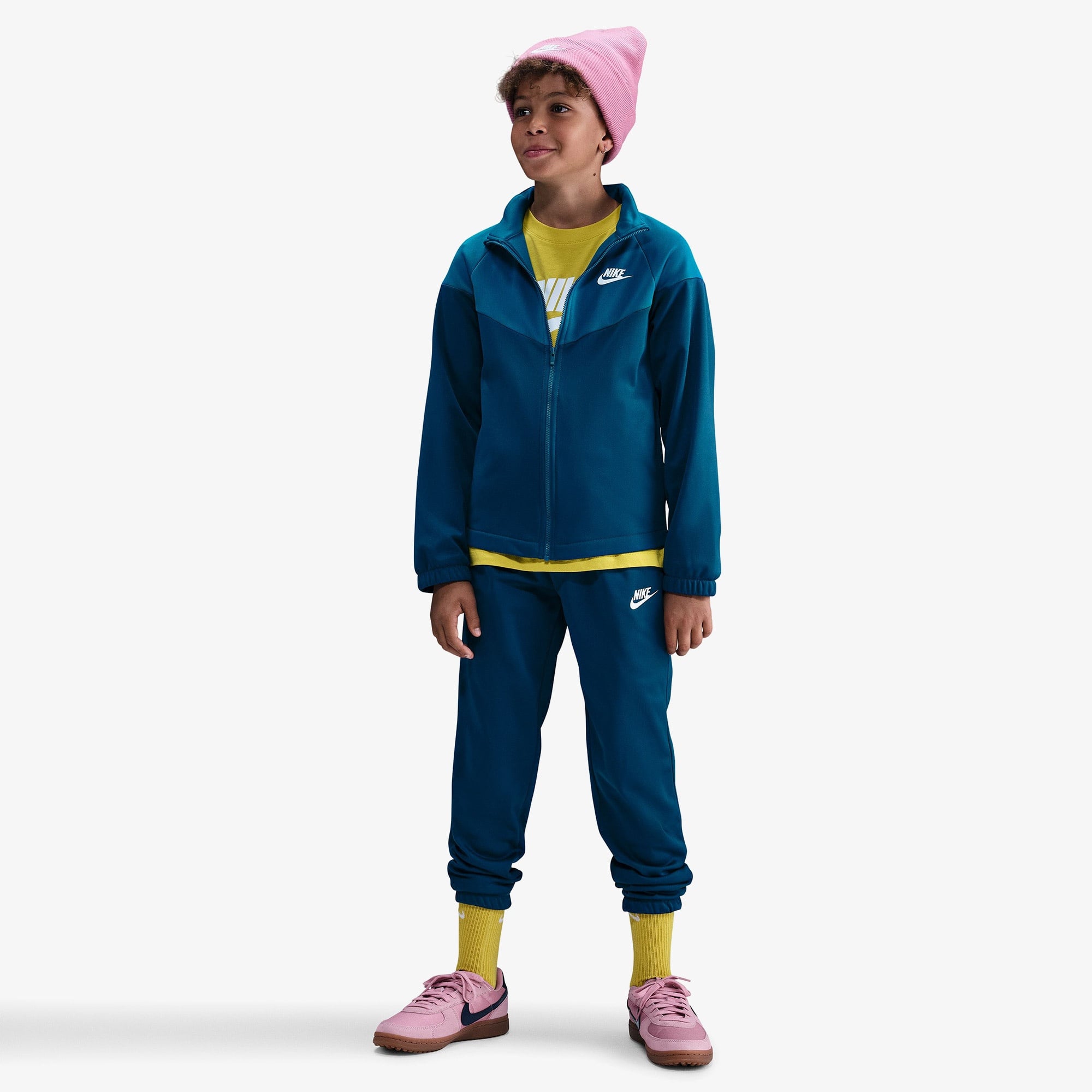 Nike Sportswear Dri-Fit Tracksuit Çocuk Mavi Eşofman Takımı