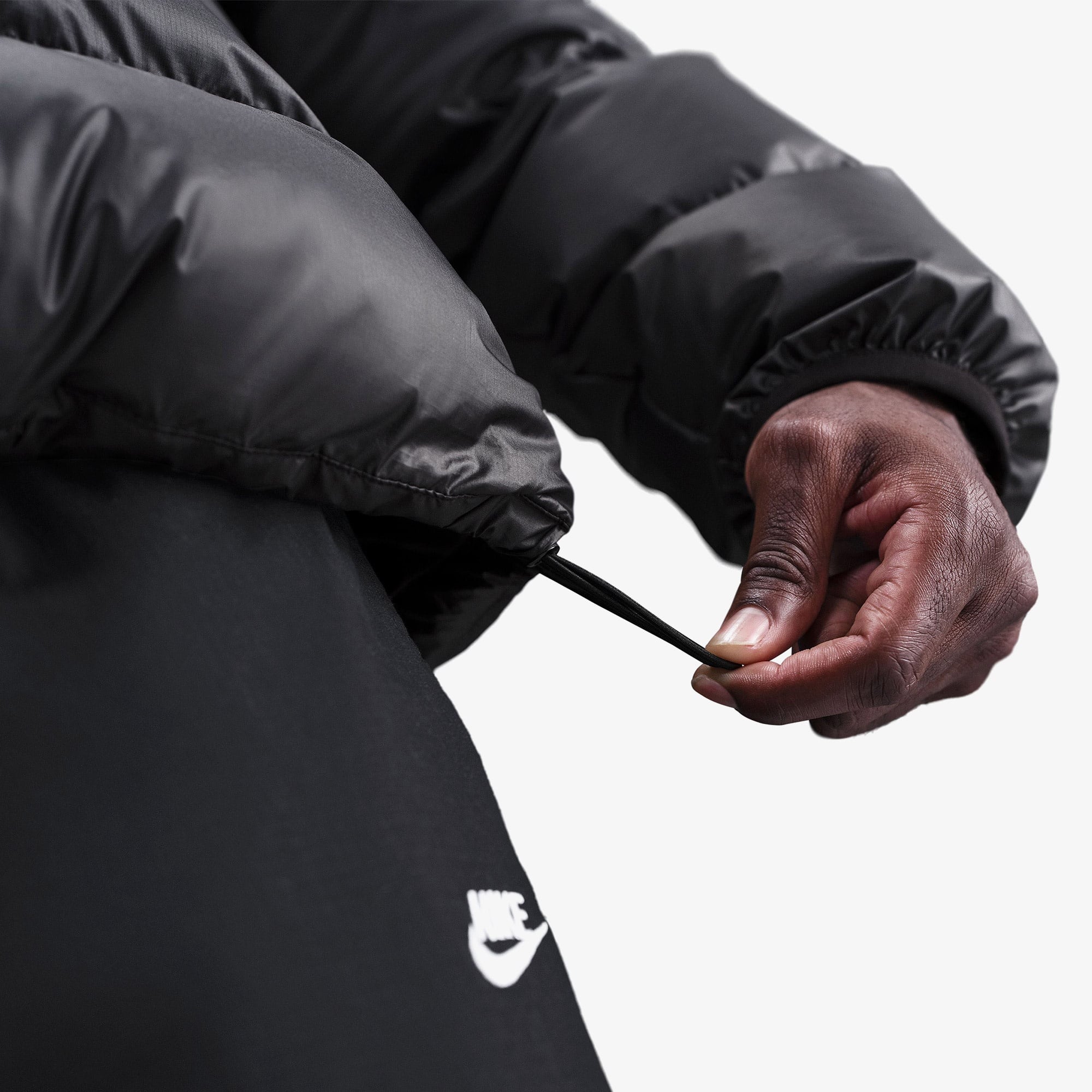 Nike Windrunner Statement Down Erkek Siyah Mont