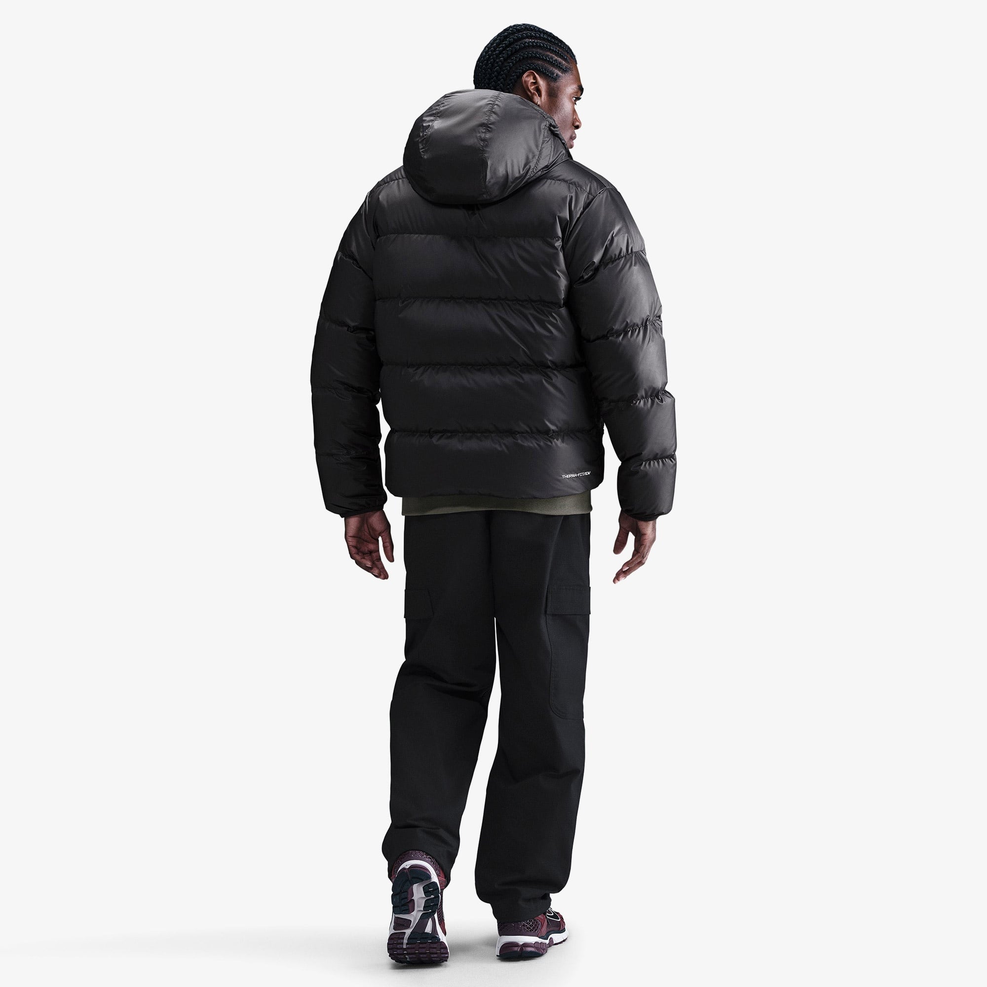 Nike Windrunner Statement Down Erkek Siyah Mont
