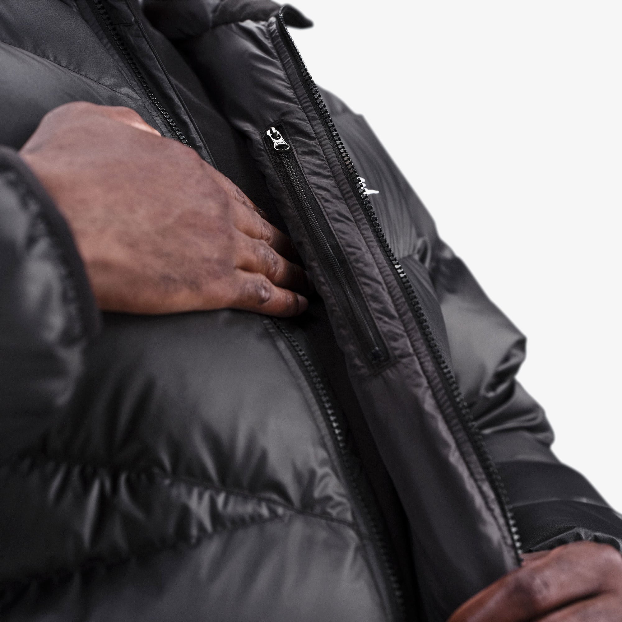 Nike Windrunner Statement Down Erkek Siyah Mont