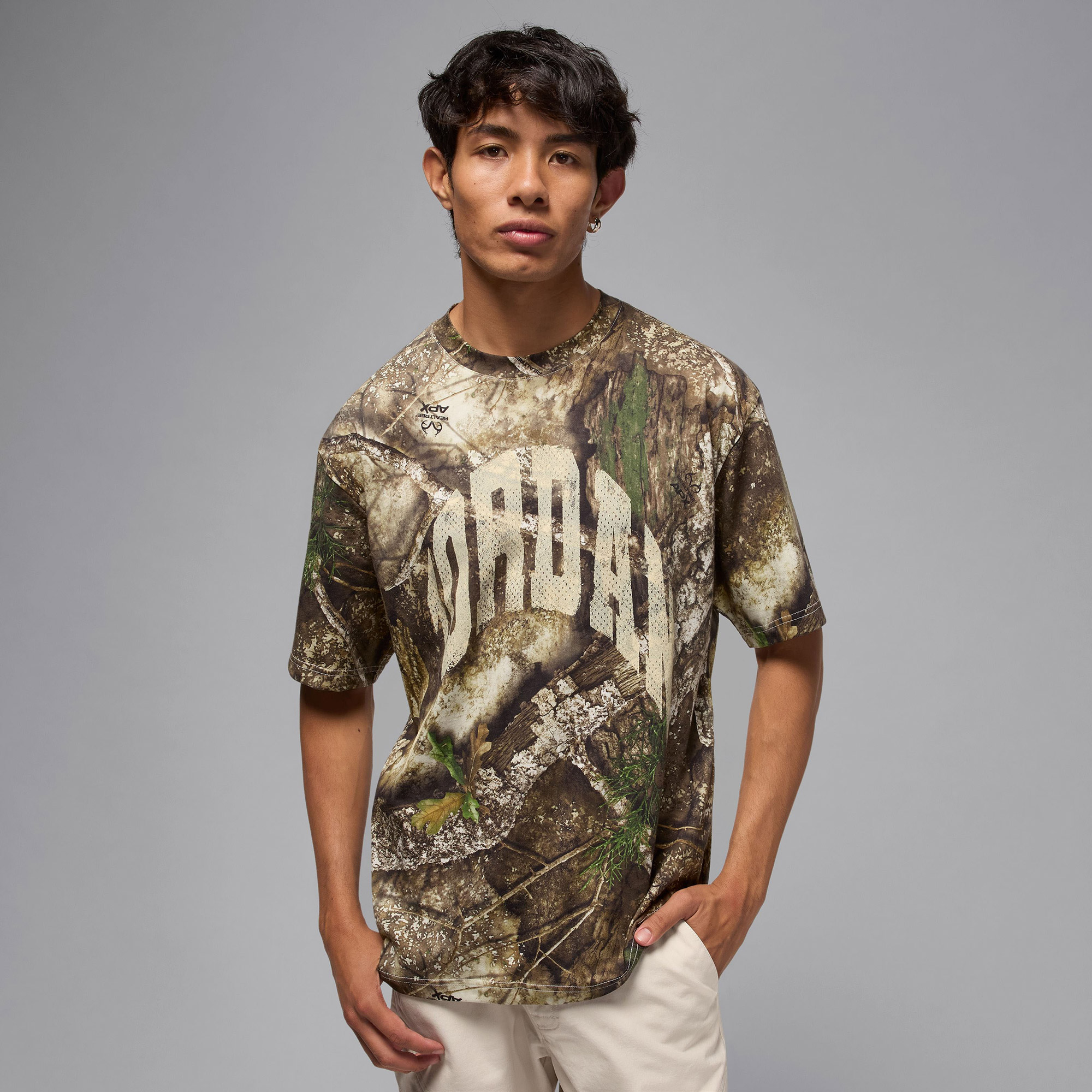  Jordan Brooklyn Crew Erkek Krem Rengi T-Shirt