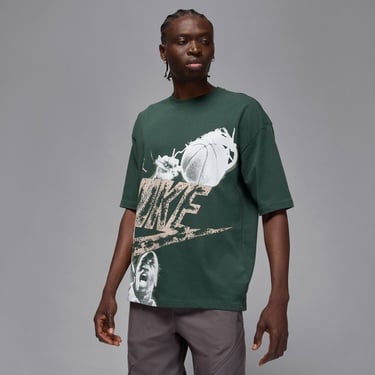  Jordan Reissue Oversized Crew Erkek Yeşil T-Shirt