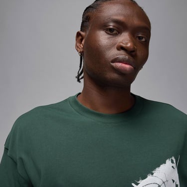  Jordan Reissue Oversized Crew Erkek Yeşil T-Shirt