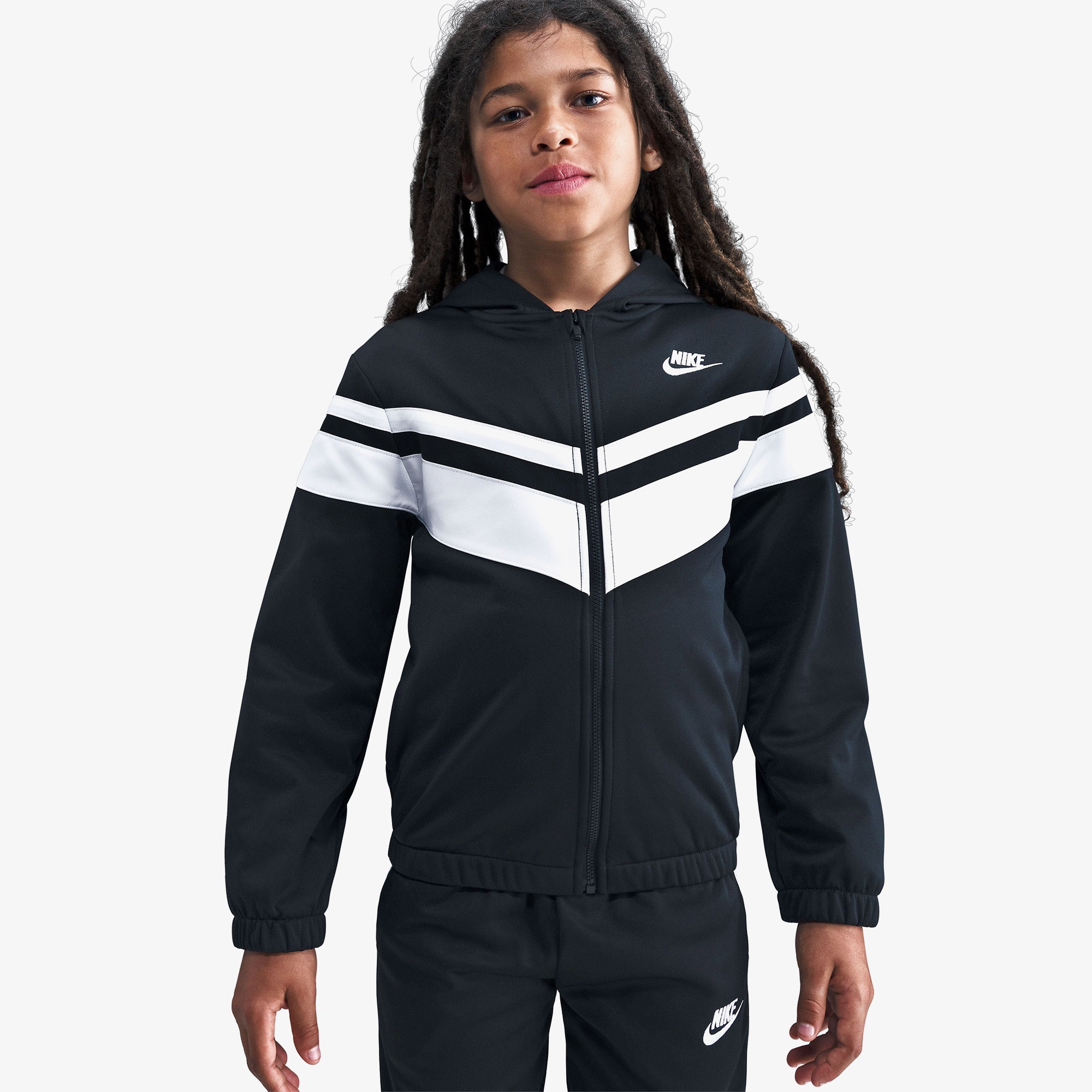 Nike Sportswear Dri-Fit Tracksuit Çocuk Siyah Eşofman Takımı