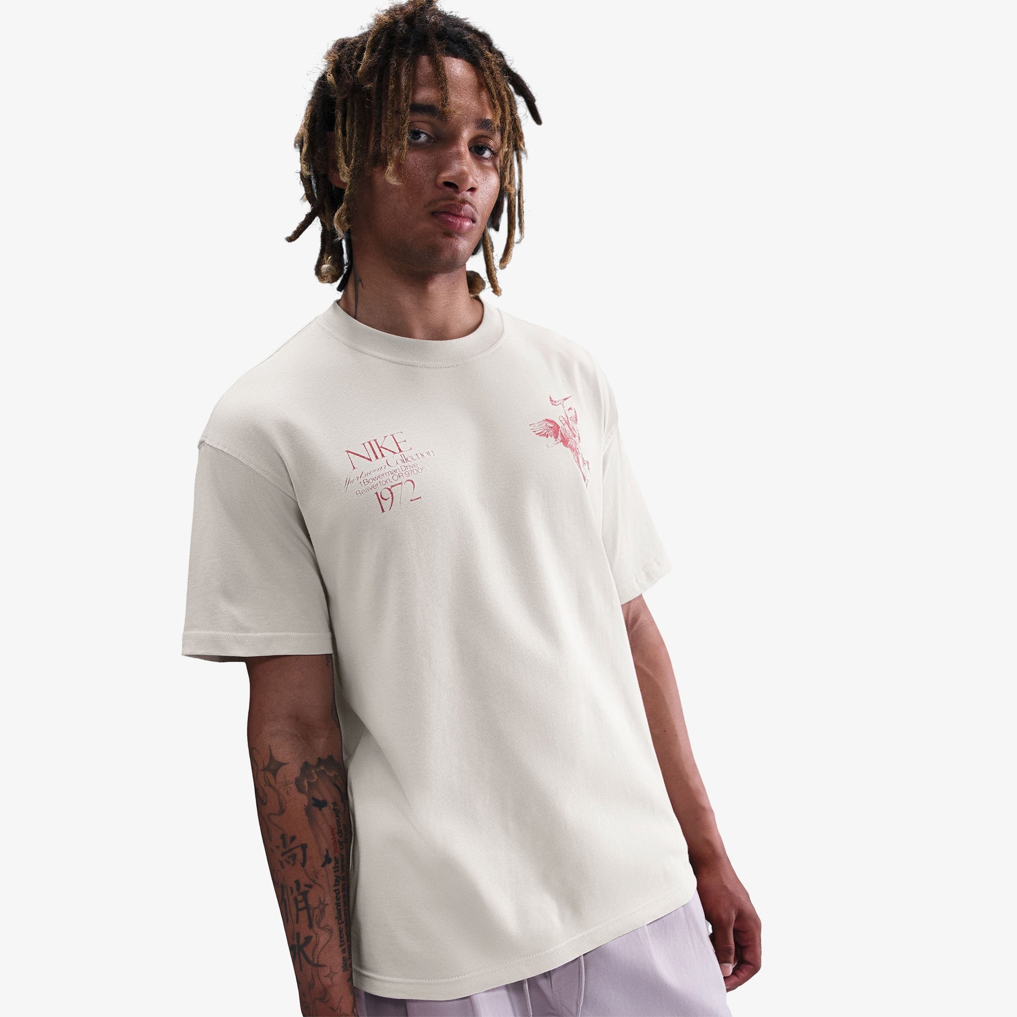 Nike Sportswear M90 Wings Victory Erkek Beyaz T-Shirt