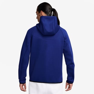  Nike Tech Fleece Erkek Mavi Kapüşonlu Hoodie