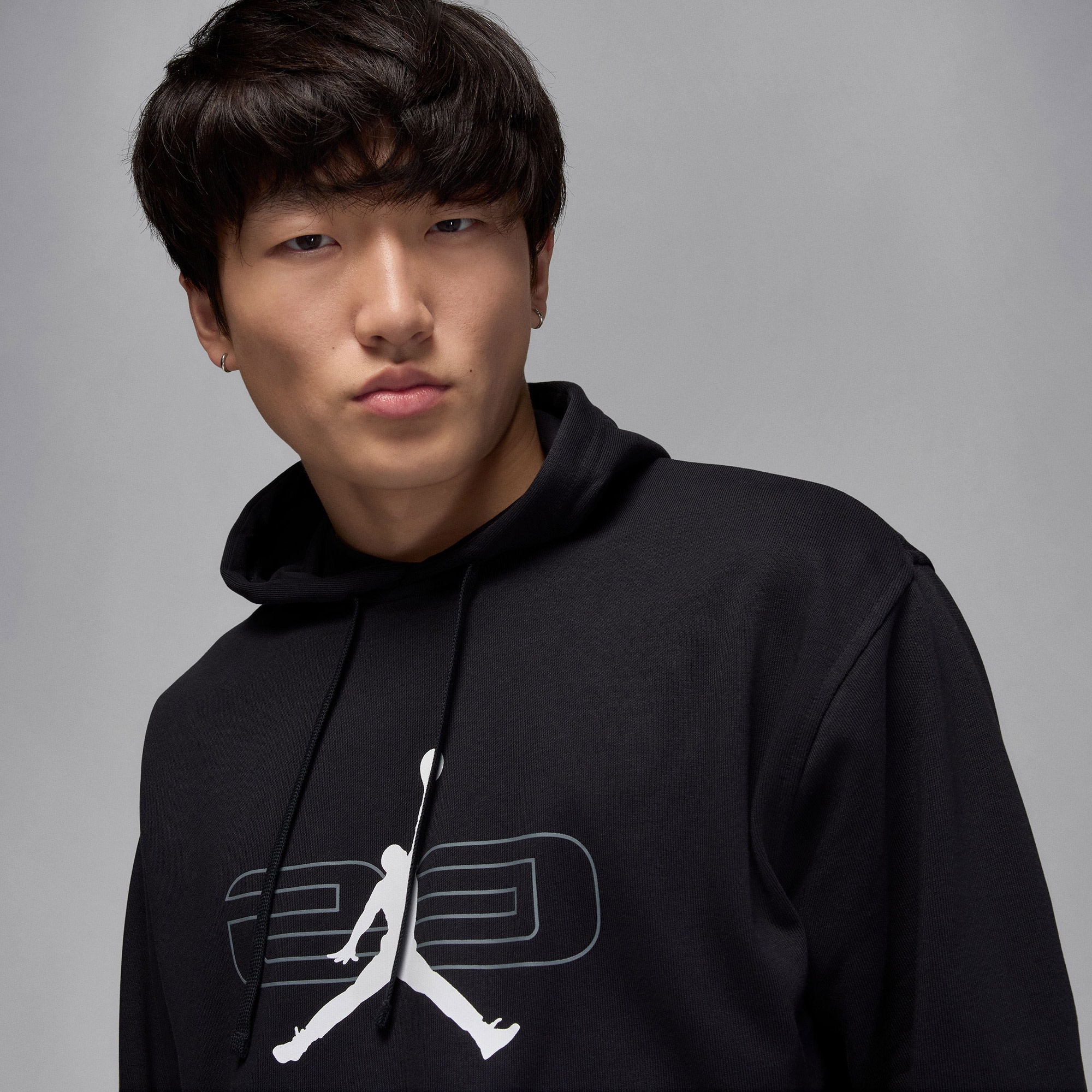 Jordan Sport Crossover Graphic Fleece Erkek Siyah Sweatshirt