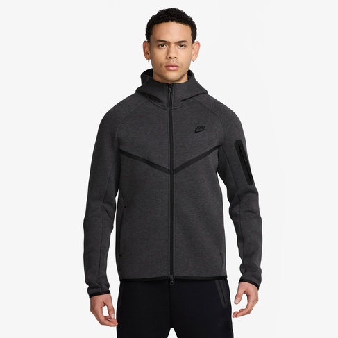  Nike Tech Fleece Erkek Gri Kapüşonlu Hoodie