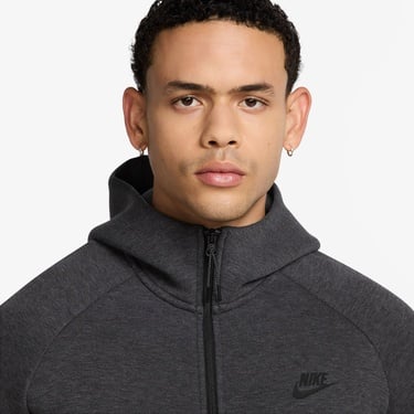  Nike Tech Fleece Erkek Gri Kapüşonlu Hoodie
